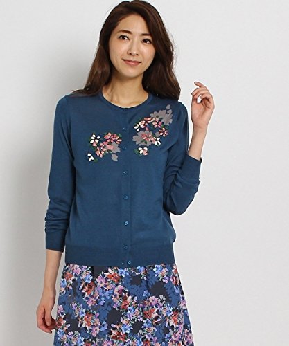 SunaUna(スーナウーナ)シャドーガーデンニットカーディガン