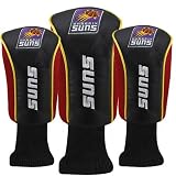 NBA Phoenix Suns Black-Red 3-Pack Golf Club Headcovers
