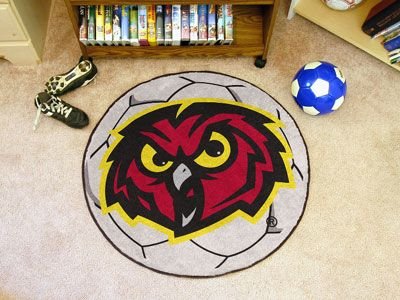 Buy Temple Owls NCAA Soccer Ball Round Floor Mat (29) by Fan Mats