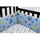 Little Bedding Traditional Padded Bumper, Monster Babies