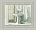 Refreshing Bath I by Danhui Nai Traditional Bathroom Spa Wall Art Print Framed Décor