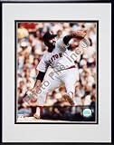 Luis Tiant, Boston Red Sox, Pitching, Double Matte 8 X 10 Photograph in Black Anodized Aluminum Frame