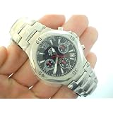 Mens New Lightning Time Wrist Watch Stainless Steel Chronograpgh Stop Watch