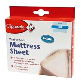 Clippasafe Cot Waterproof Mattress Sheet