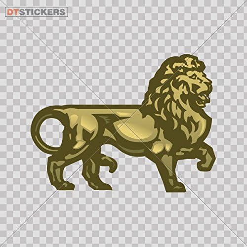 Decoration Vinyl Stickers Heraldic Lion Decoration vinyl amboseli certificate cat roar (20 X 14,9 Inches) Fully Waterproof Printed vinyl sticker