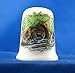 Porcelain China Thimble -- Peephole Style -- Otter in Riverbank