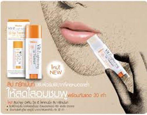 Mistine Vit E Lighting Lip Treatment Spf30 Pa++ Vitamin E by Torasia Market
