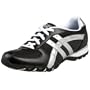 Skechers Women's Motoring Lace Up With Arch And Stripes,Black/Silver,7 M US