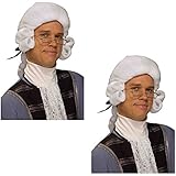 Forum Novelties Men's Colonial George Washington Historical Costume Wig