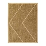 Machine-Woven 100% polypropylene Door mat/ Rug/ Floor Mat - natural colour (60cm x 40cm)