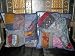 2 Steel Blue Decorative Gujrati Sari Embroidered Toss Pillow Cushion Covers Free Shipping