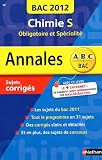 Chimie S : Sujets corrig�s