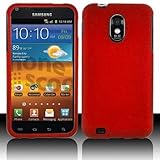 Sprint Samsung Epic Touch 4G Accessory - Red Rubberized Designer Protective ....