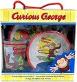 PBS Kids Curious George Children Dining Set - 3 pcs Curious George dinnerware (bowl, plate, and tumbler)