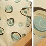 Miami Deco Futon Cover Full 5pc Pillow set 205