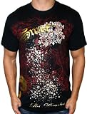 SMET by Christian Audigier Ed Hardy Mens Short Sleeve Graphic Tattoo Shirt Tee Top