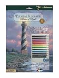 Thomas Kinkade Pencil by Number - Cape Hatteras Light by Mega Brands
