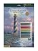 Toys : Thomas Kinkade Pencil by Number - Cape Hatteras Light by Mega Brands