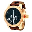 Adee Kaye #AK7220-MRG1 Men's Rose Gold Tone Oversized Chronograph Watch