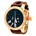 Adee Kaye #AK7220-MRG1 Men's Rose Gold Tone Oversized Chronograph Watch
