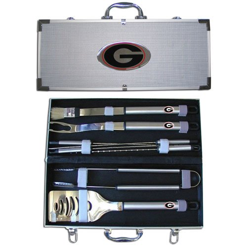 NCAA Georgia Bulldogs 8 Piece BBQ Set