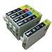 5 Items (2 Black T1291 , 1 Cyan T1292 , 1 Magenta T1293 , 1 Yellow T1294) Ink Cartridges Multipack Ink Cartridge Set T1295 Ink Cartridges compatible for EPSON STYLUS BX305F BX305FW BX320FW BX525FW BX625FWD SX620FW SX525WD SX420 SX420W SX425 SX425W printer