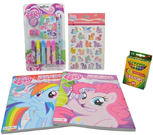 My Little Pony Gift Set - 5 Piece Coloring and Stationary Bundle