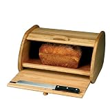 Utica Cutlery 70-UC10202 2-Piece Rolltop Bread Box with Bread Board and Knife