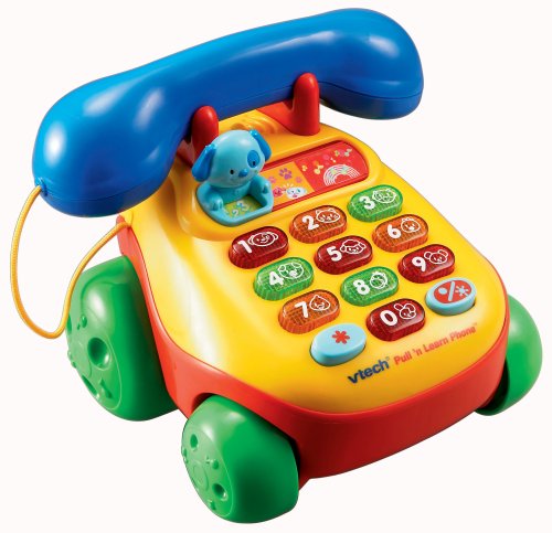 Childrens Toyshop  Toys : Vtech - Pull and Lights Phone