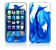 Blue Flame Decorative Skin Cover Decal Sticker for Apple 3G iPhone / iPhone 3GS 3G S