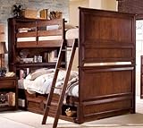 IMAGE OF Full over Full Lea Elite Expressions Kids Bunk Bed in Root Beer Cherry Finish