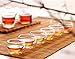 Luxtea Double-walled Borosilicate Teacup Glass Heat-resisting Tea Cup Hold 2 Oz,set of 10 (Teacup10pcs)