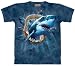 Shark Attack T-Shirt by The Mountain 100% Cotton Short Sleeve Shirt in Kids, Teens & Adult Sizes