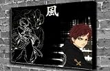 Animated Anime Naruto Gaara MDF Wood Mount PrintSize:60 x 40 (152 x 101 cm Approx)