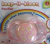Keep-It-Kleen Self-Closing Pacifier, Flowers