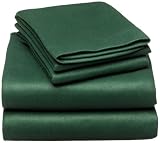 : Pike Street Fleece Full Sheet Set, Hunter