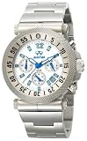 REACTOR Men's Fallout Chronograph Silver Dial Stainless Steel Watch #64002