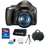 Canon SX30IS 14.1MP Digital Camera with 35x Wide Angle Optical Image Stabilized Zoom and 2.7 Inch Wide LCD + 16GB Accessory Kit