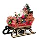 Fitz and Floyd Holiday Musical Christmas Lodge Sleigh