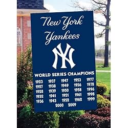 New York Yankees MLB Applique Banner Flag (44"x28") (Champions)