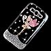 Handmade Pink Angel Fairy Girl Bling Hard Back Crystal Case Cover For Samsung Galaxy Grand Duos i9080 i9082 Phone