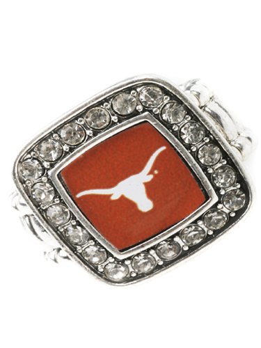 Licensed University of Texas Longhorns College Team Stretch Fashion Ring