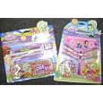 Polly Pocket - Back to School Stationery Set - Includes Tin, Pen, Pencil, Sharpener, eraser, ruler, 6 mini gel pens, and 2 notebooks.