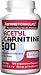 Jarrow Formulas Acetyl L-Carnitine 500mg, 120 Capsules