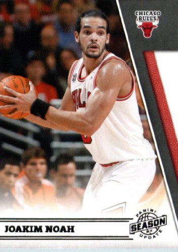2010/11 Panini Season Update Basketball Card # 35 Joakim Noah Chicago Bulls In a Protective Screwdown Display Case !