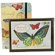 Butterfly combination set: Elastic bound notebook and Boxed Magnet Set