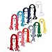 Elegant Charm Pendant Jewelry Necklace Scarf w/Fleur de lis Medallion-11 Colors