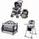 Chicco Matching Stroller System High Chair and Play Yard Combo – Romantic