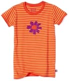 Life is Good Girls' Applique Stripe Creamy Tee Daisy