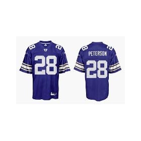 Adrian Peterson Minnesota Vikings #28 75th Anniversary Replica Reebok NFL Football Jersey (Purple)